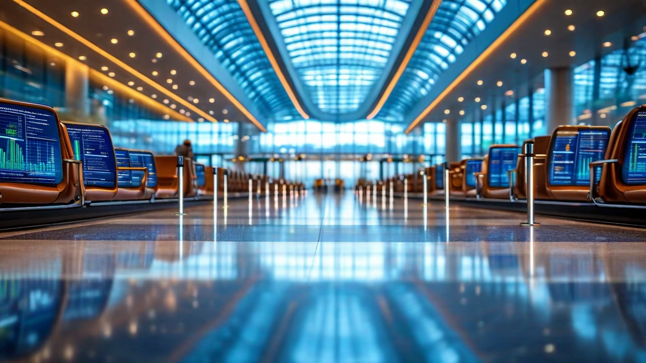 Article header image —  Corporate travel spend trends chart visualization