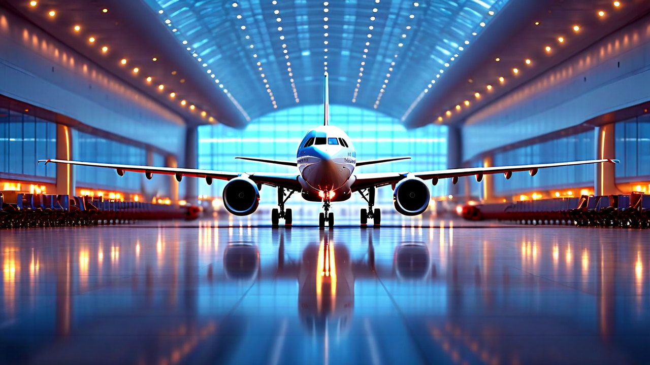 Article header image —  Airline booking technology and content distribution visual