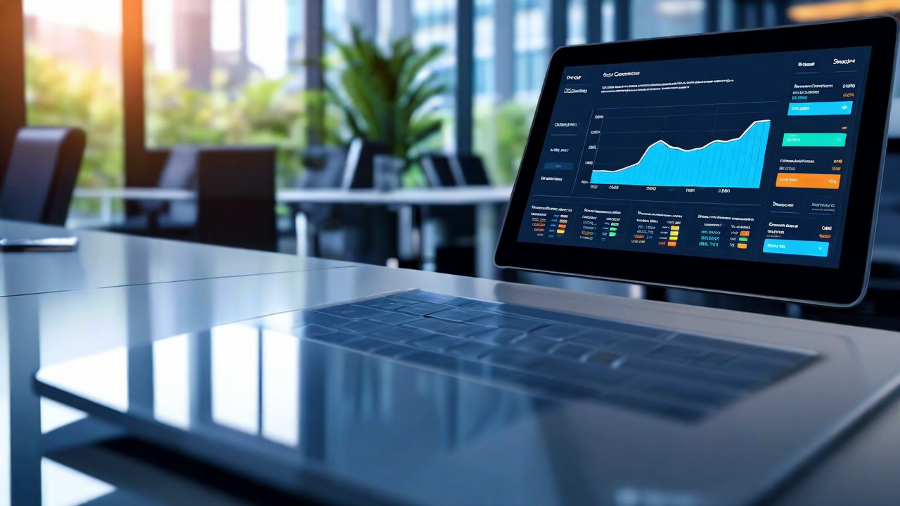Analytics dashboard —  Spend breakdown by department and category